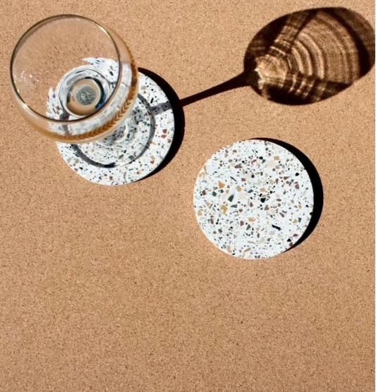 Terrazzo Coaster Sets- Neutral