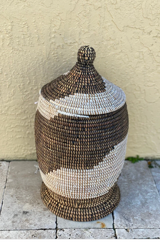 Small PVC Basket- Monochrome